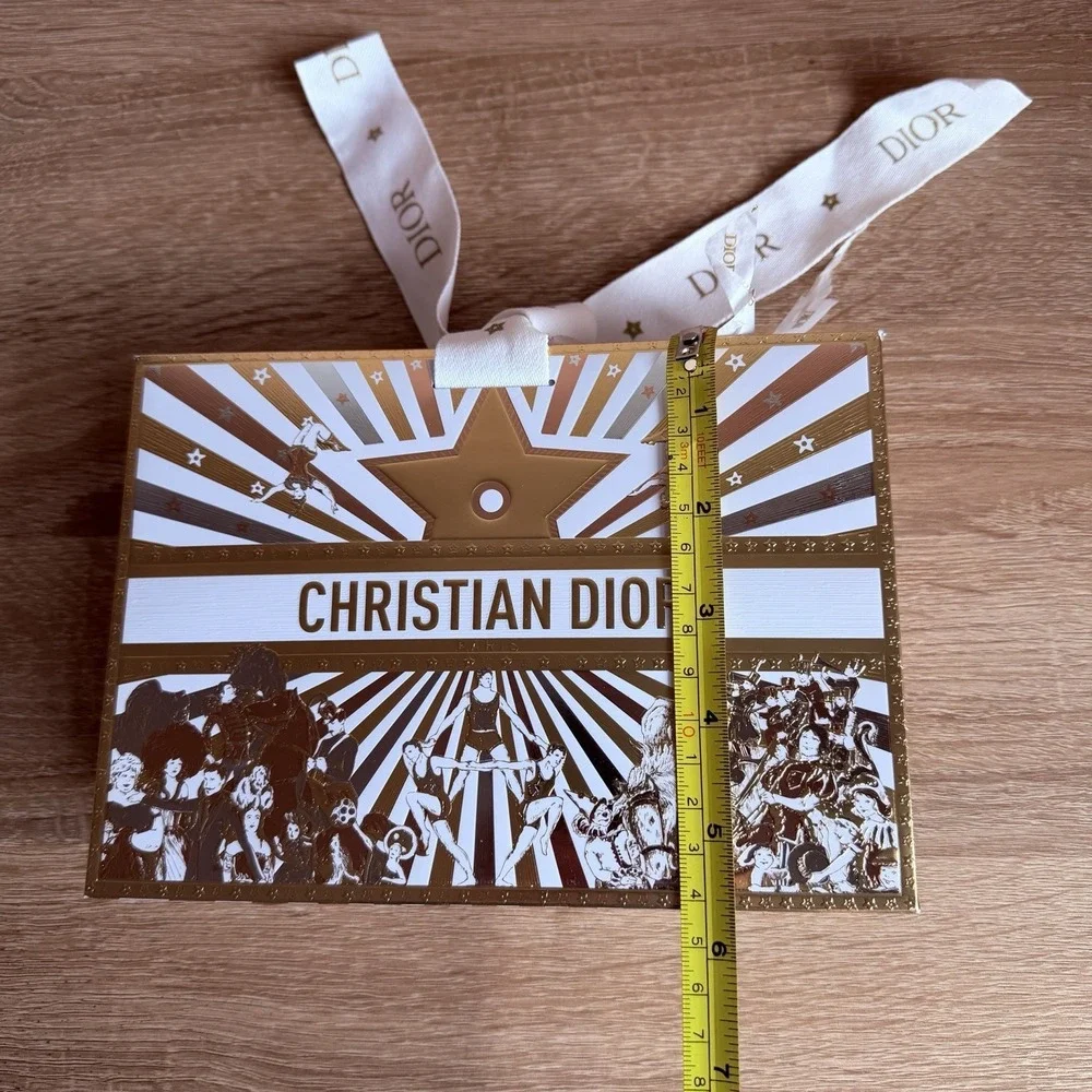 Christian‎ Dior Milan Italy Shopping Bag Gold Star Charm/Ribbon Circus of Dreams